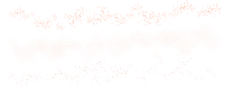 Three strokes made with brushes from the Debris pack